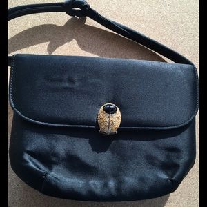 Vintage Miss Lewis Vintage Bag, Black, cute Clasp